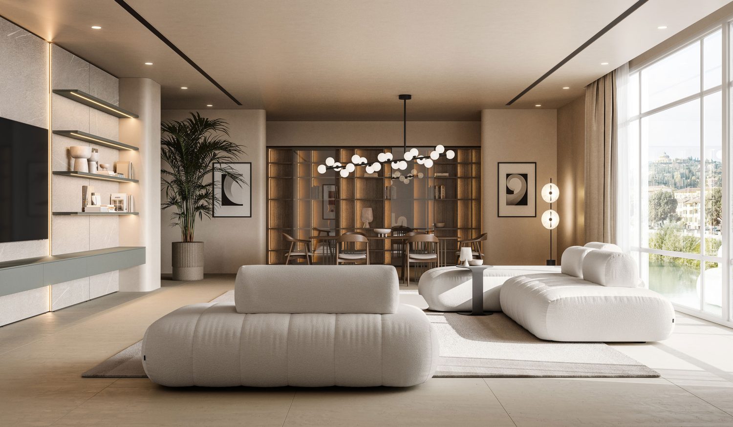 Visual CGI Interior - living